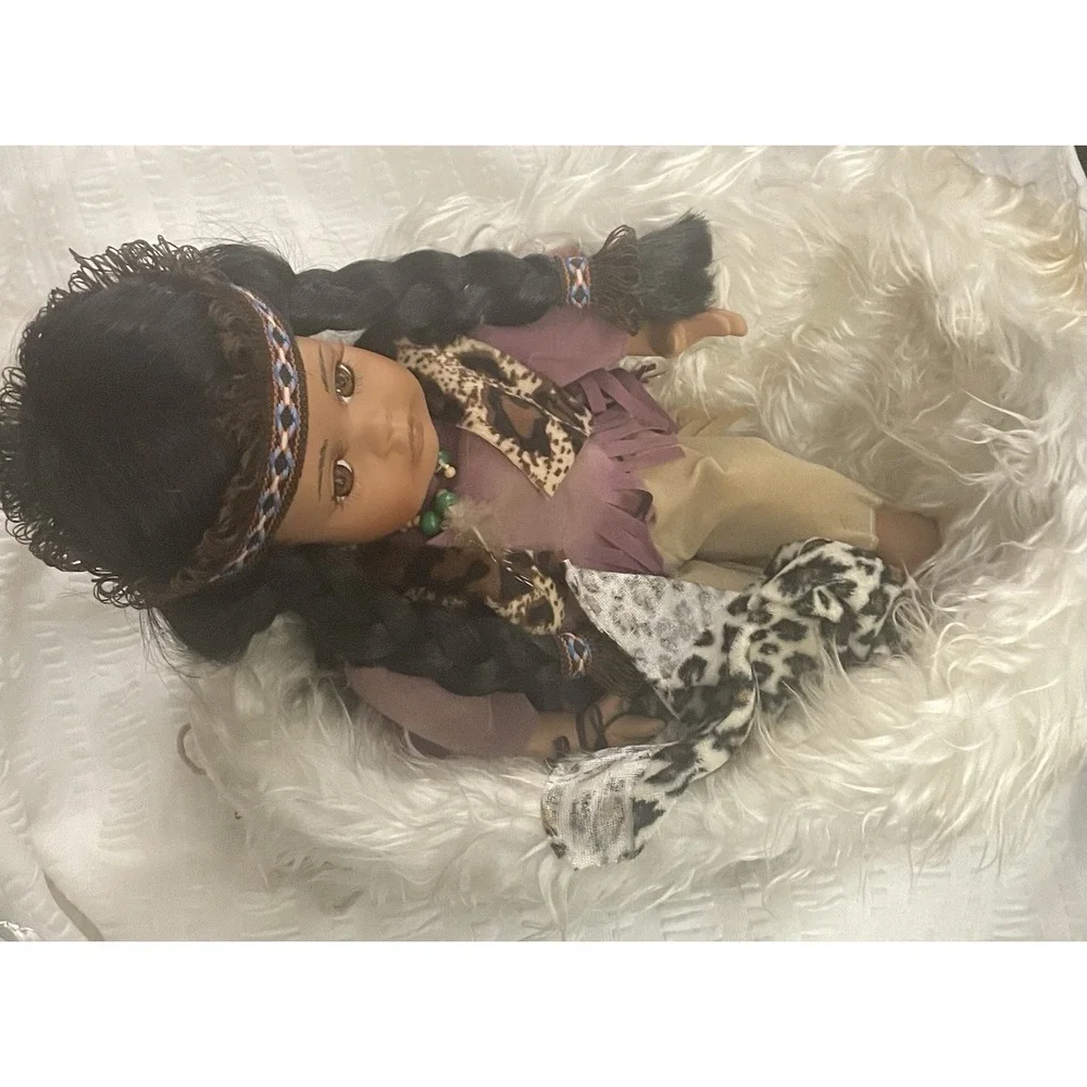 DanEa 1-2500 Vintage Porcelain Indian Doll 13